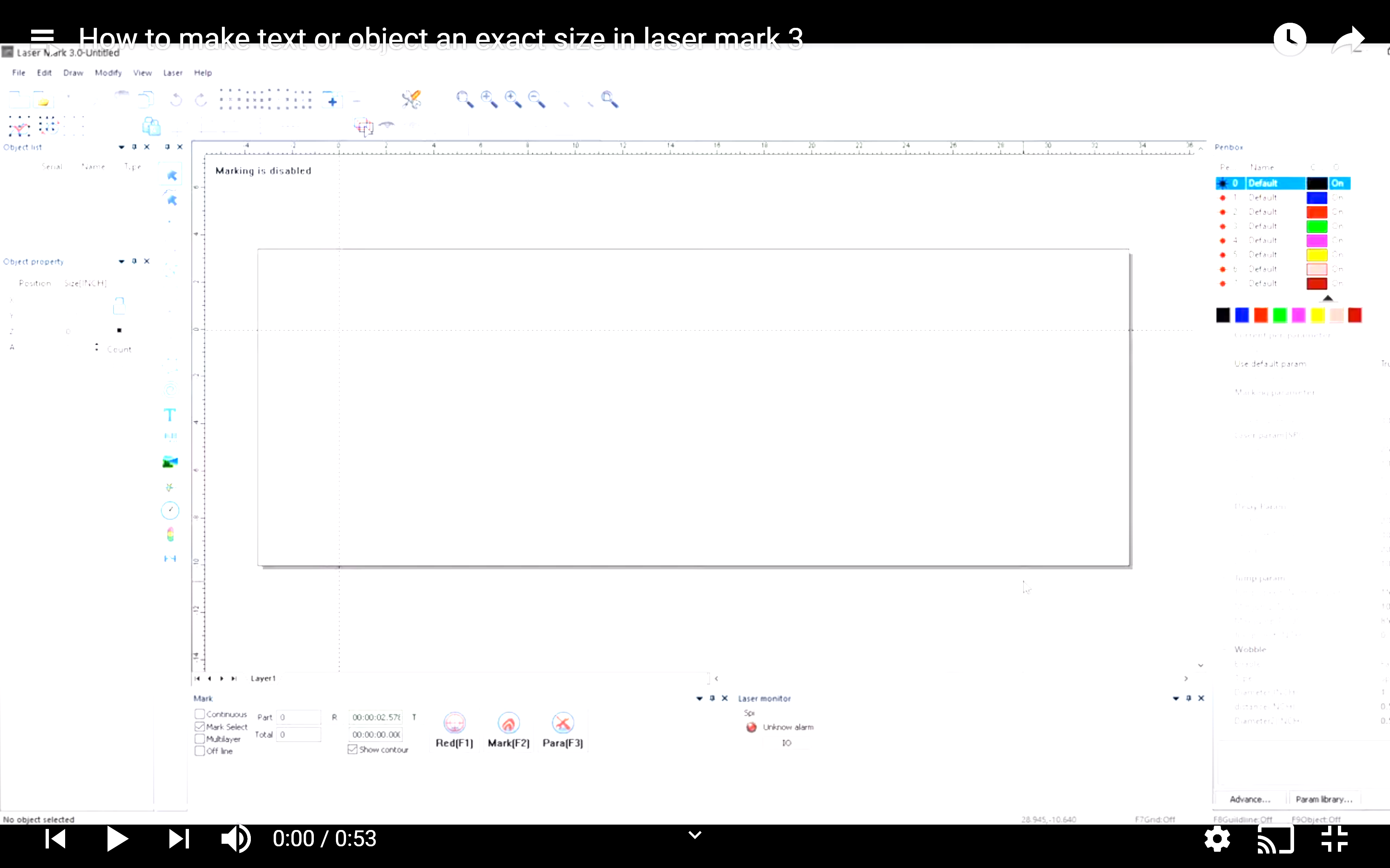 Make Text Object Exact Size - Laser Marking Technologies