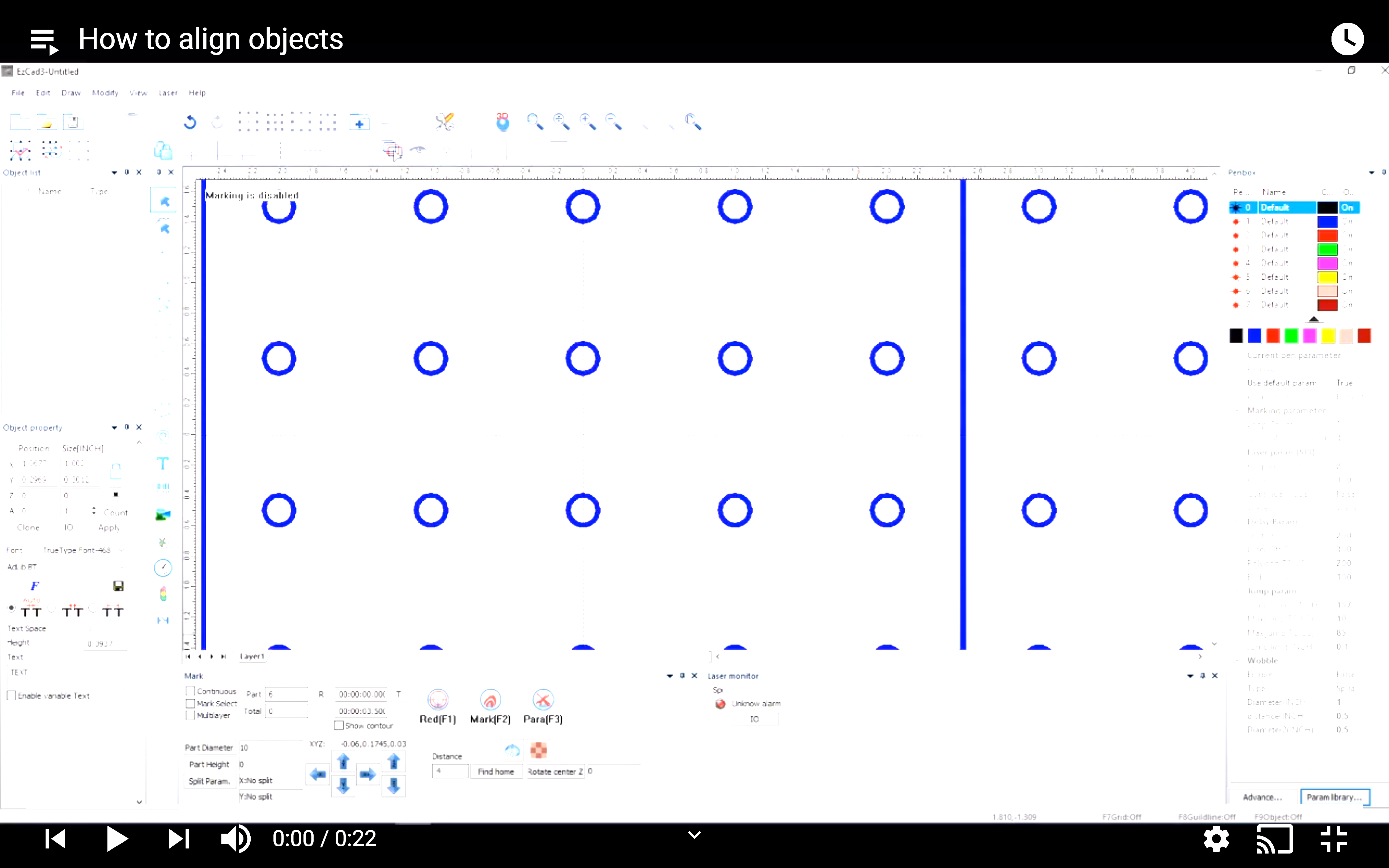 Align Objects - Laser Marking Technologies