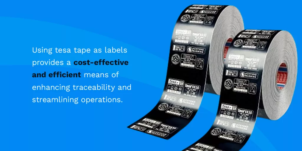 Two rolls of black Tessa Tape