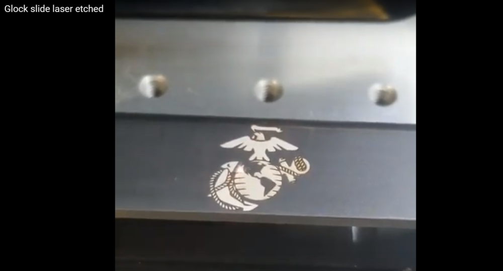 Laser Etched Glock Slide - Laser Marking Technologies