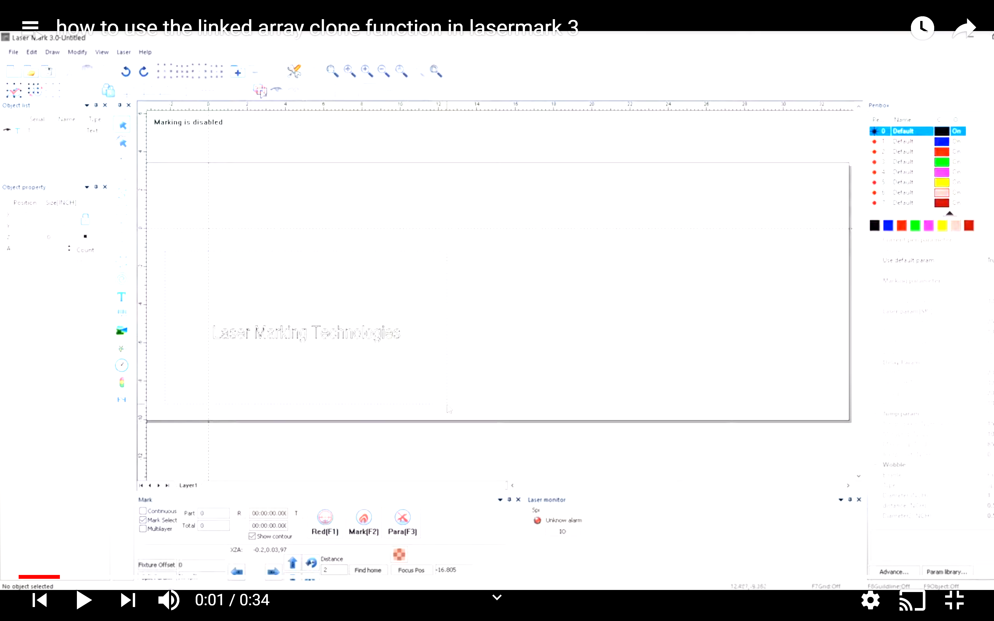Use The Linked Array Clone Function - Laser Marking Technologies