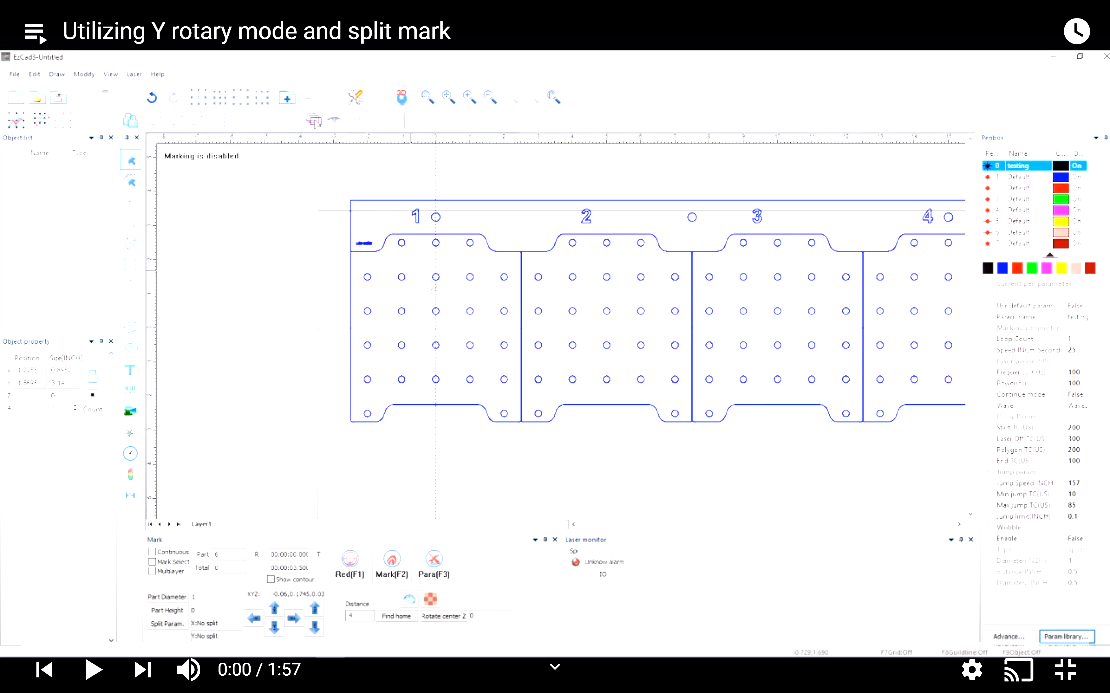 Utilizing Y Rotary Mode & Split Marking - Laser Marking Technologies