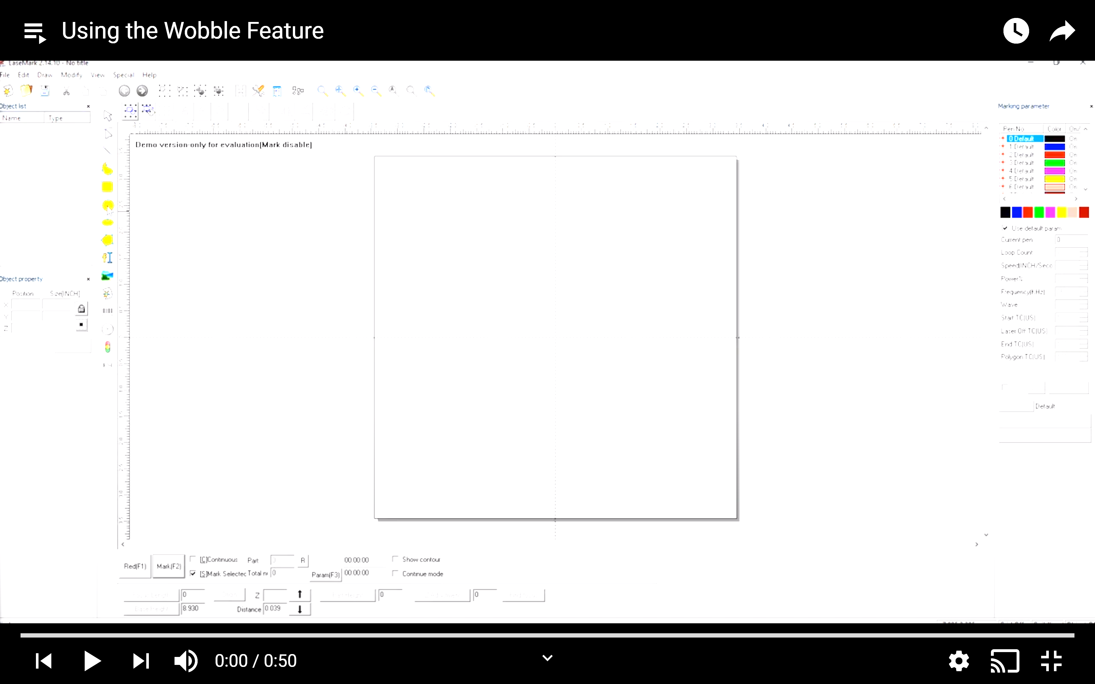 Wobble Feature - Laser Marking Technologies