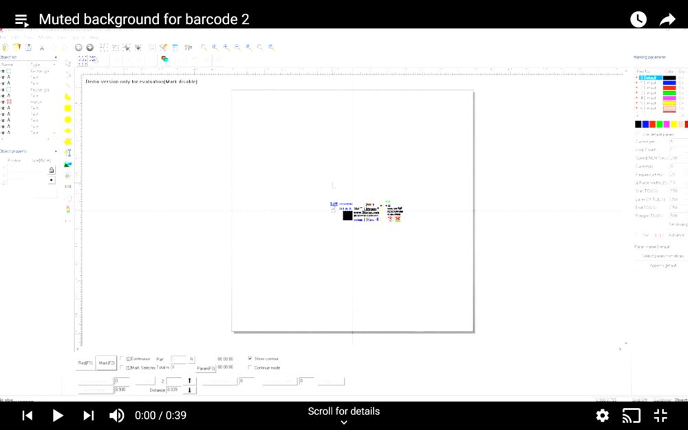 Muted Background for Barcode - Laser Marking Technologies