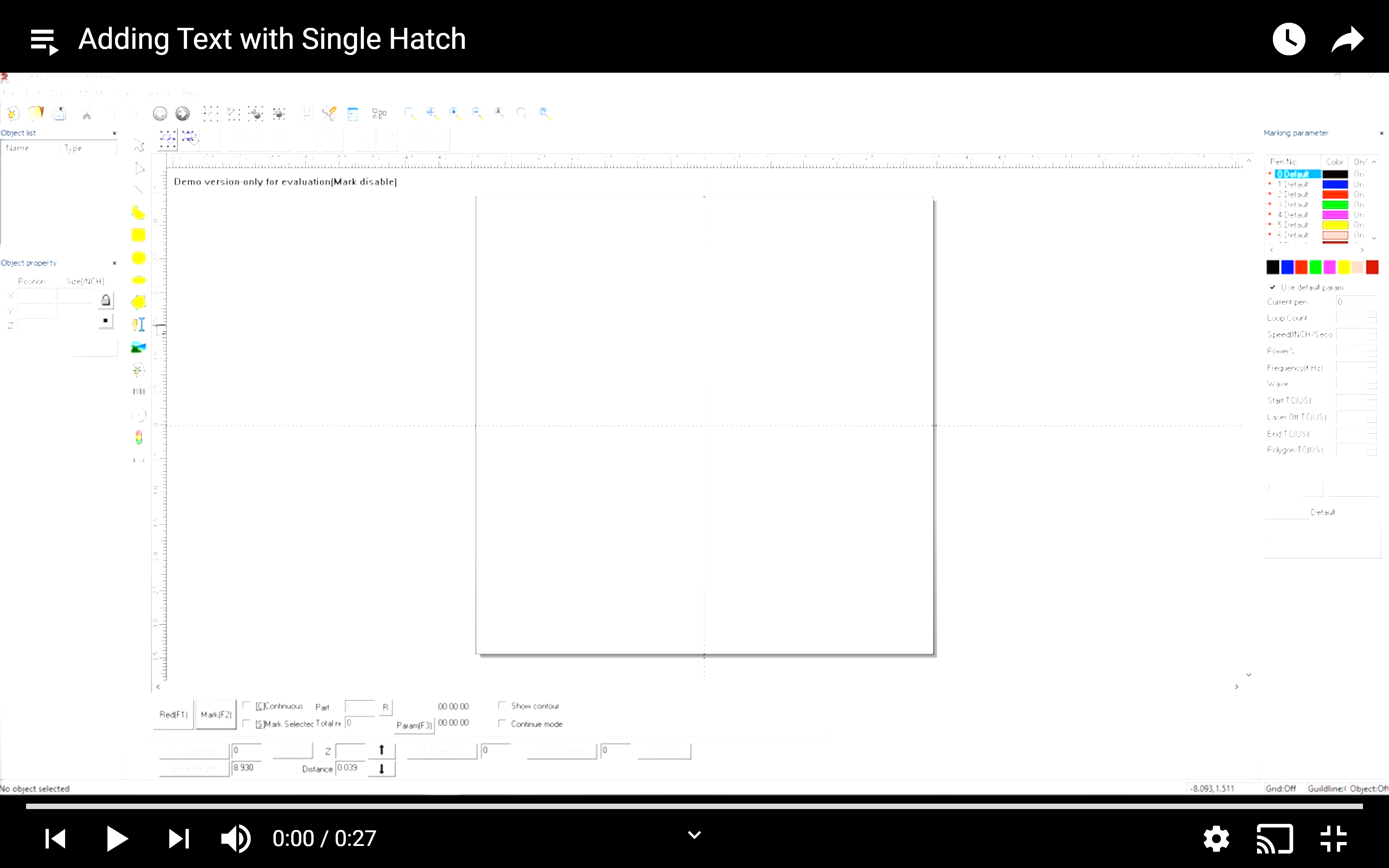 Adding Text with Single Hatch - Laser Marking Technologies