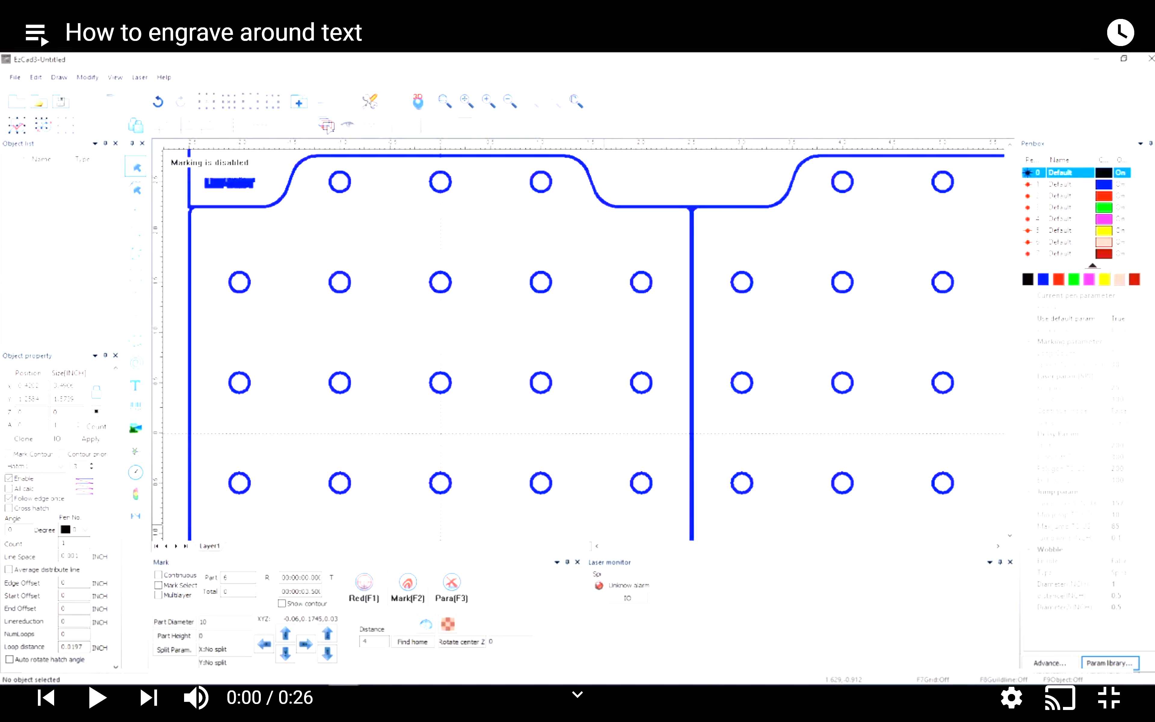 Engrave Around Text - Laser Marking Technologies