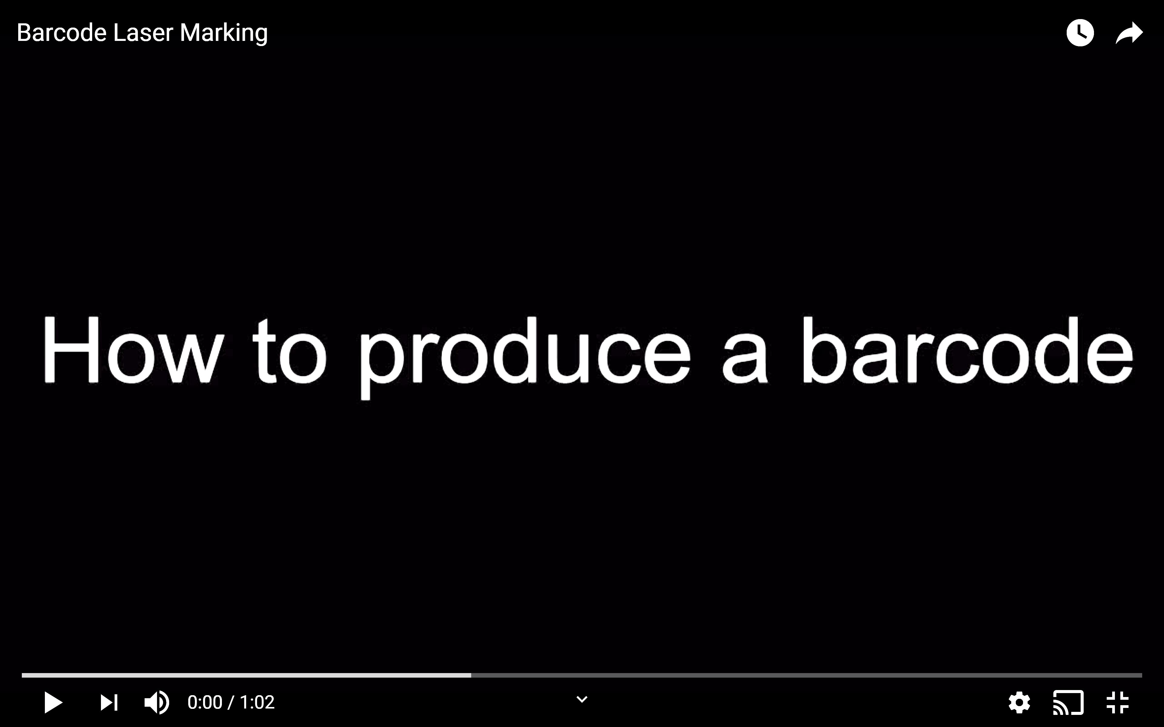 Barcode Marking - Laser Marking Technologies