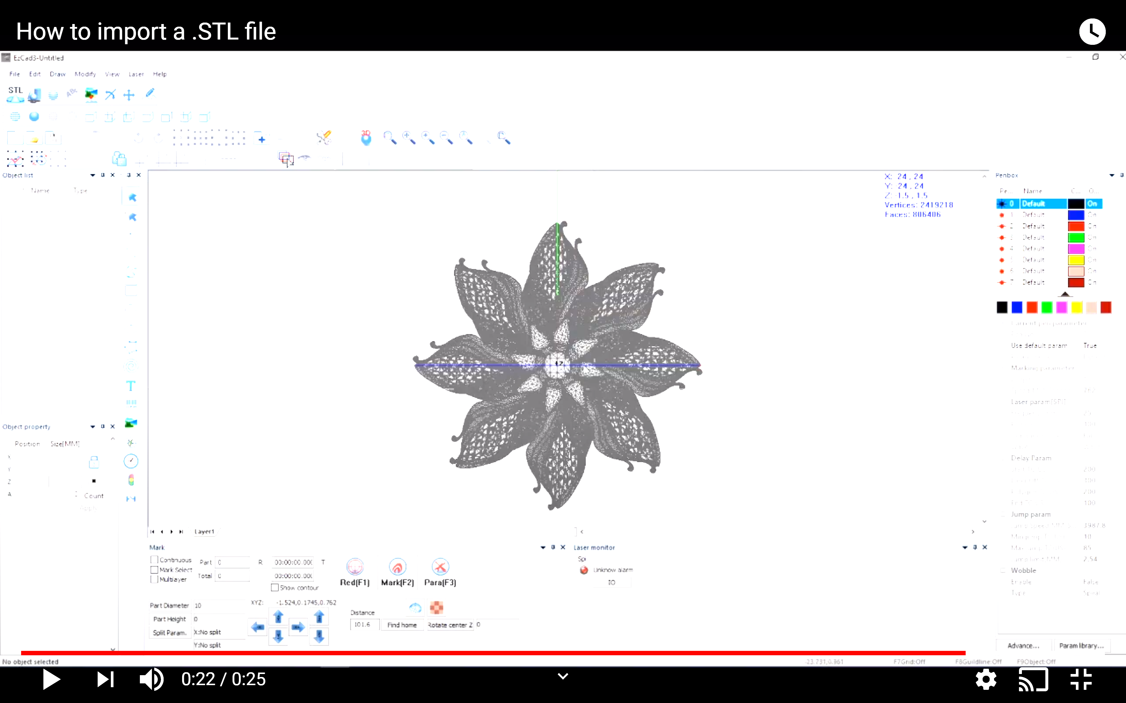 Import an STL File - Laser Marking Technologies